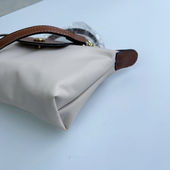 Longchamp Cream and Brown Crossbody Bag - Picture 6 of 7